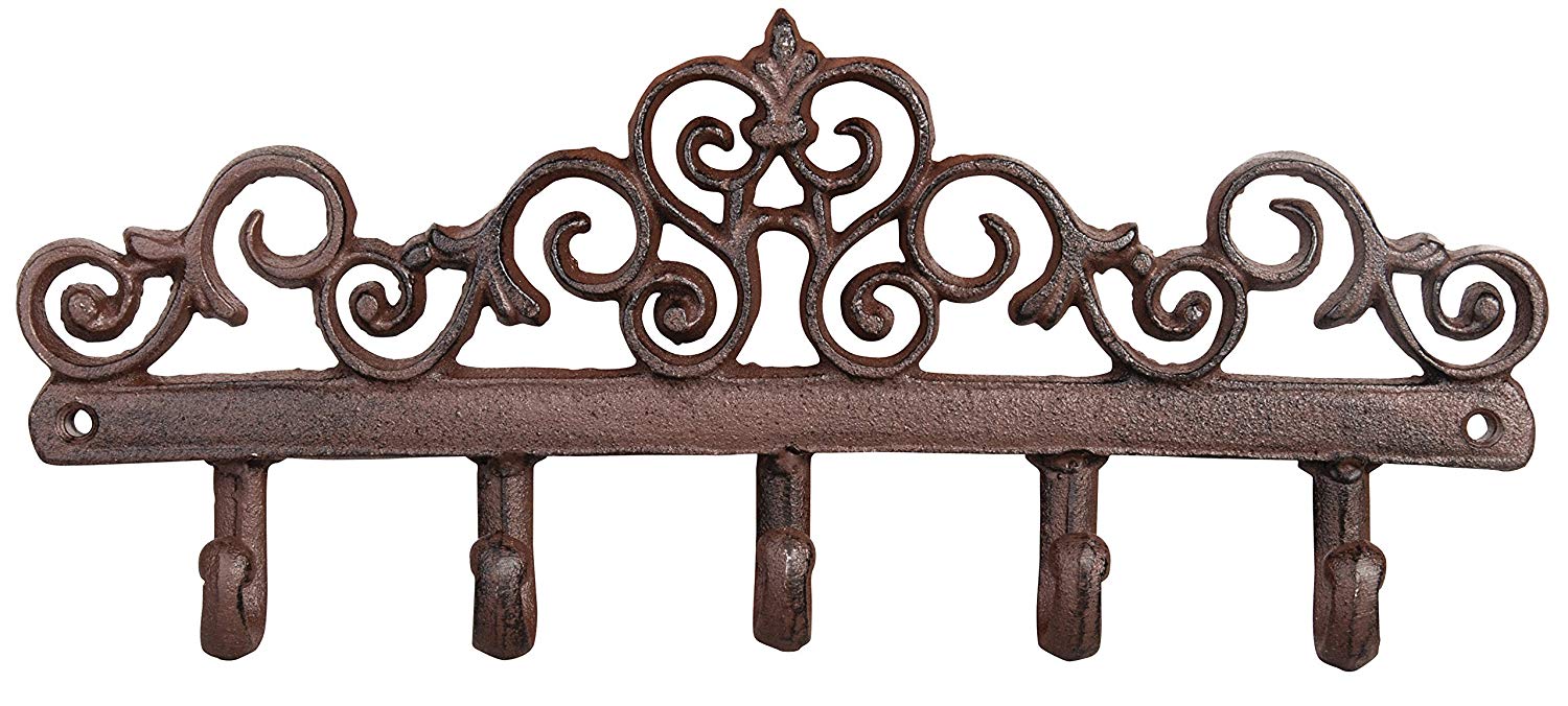 Esschert Design Fallen Fruits Flower 5-Hanger, Brown, número : 1 unidad