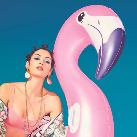Bestway 41119-19 Inflatable Flamingo Swimming Pool Ride-On, Pink, Supersize - Image 3