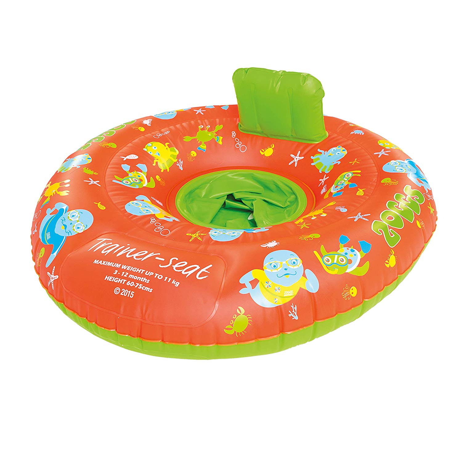 Zoggs Baby Zoggy Inflatable Trainer, Swim Seat BigaMart