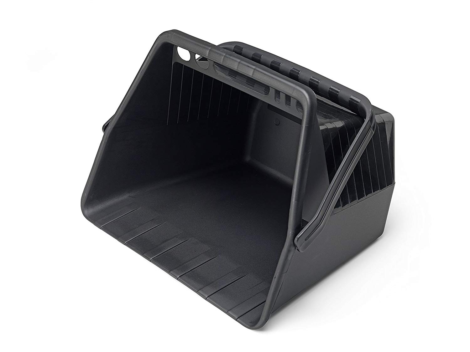 Addis 513825 Garden Leaf Lawn Cuttings Scoop Tool Bucket with handle, Black, 41 x 30 x 33cm
