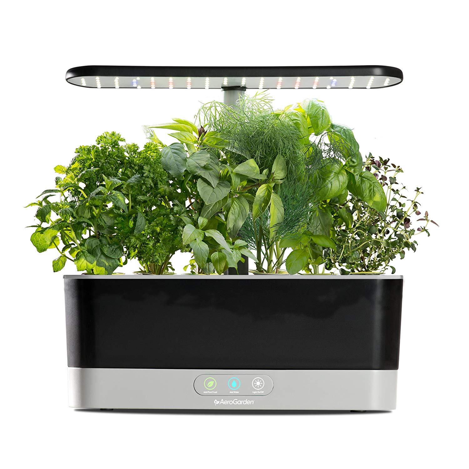 AeroGrow AeroGarden Harvest Slim Indoor Garden, Black – BigaMart