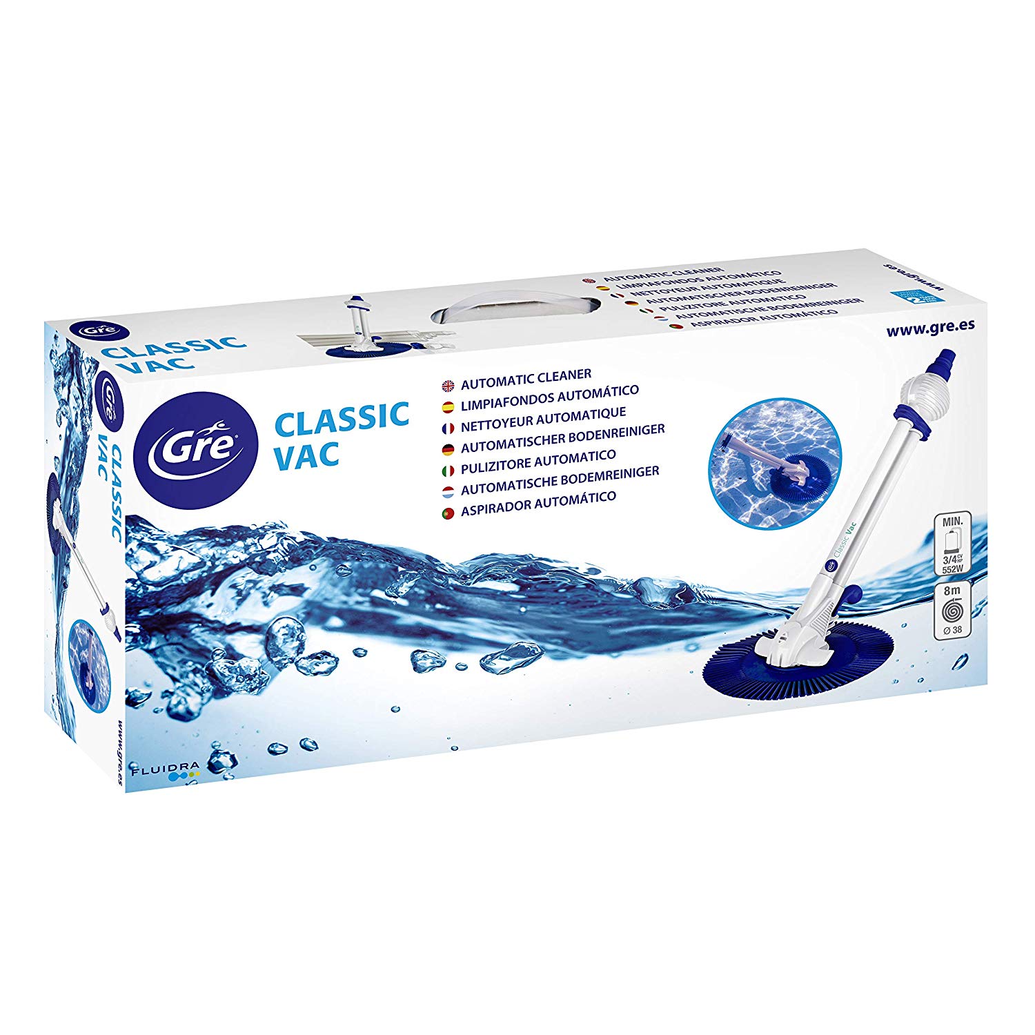 Gre 19001 Classic Vac Automatic Pool Cleaner,550W - Image 4