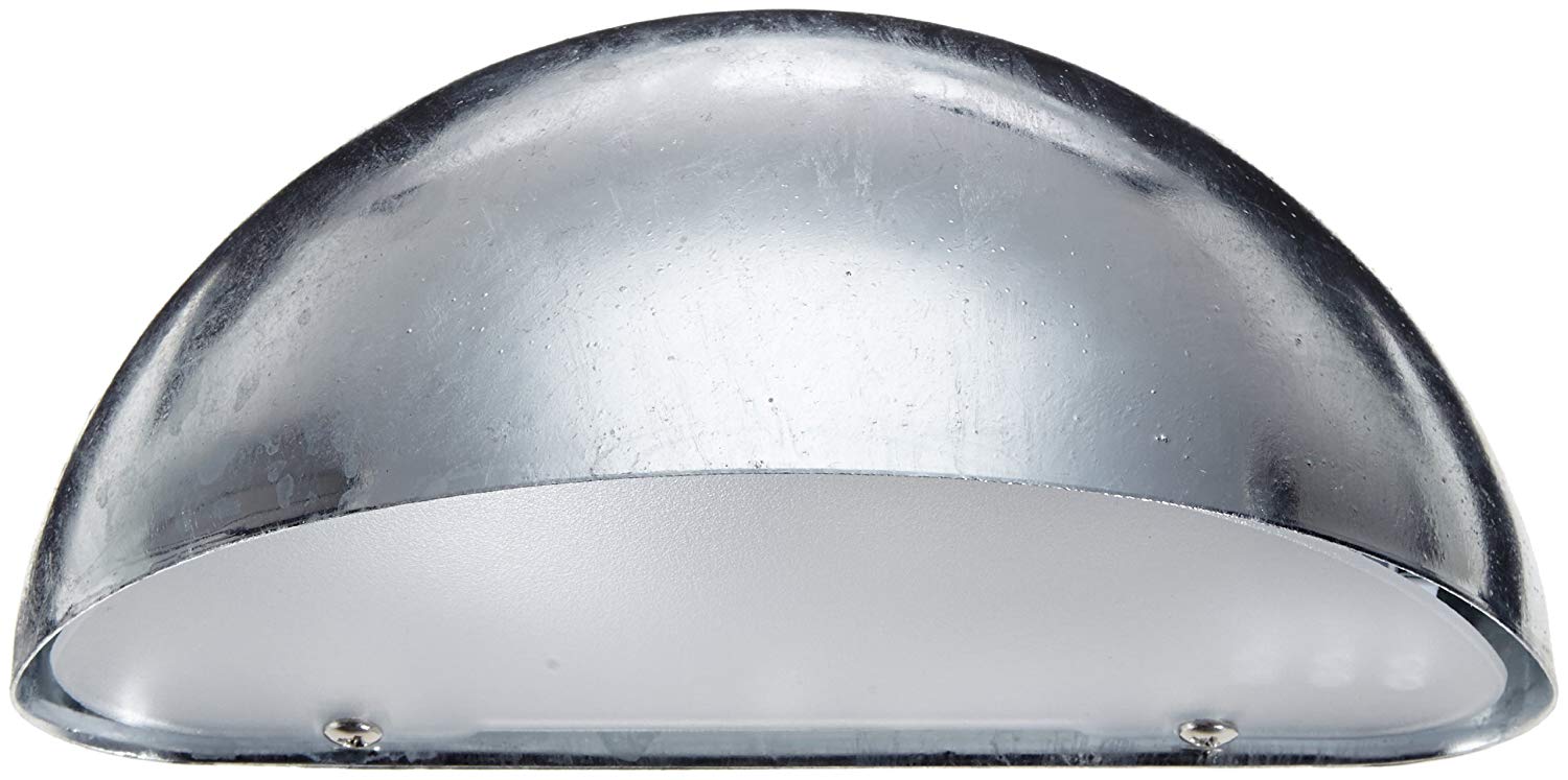 Nordlux Scorpius Outdoor Wall Light Silver Galvanized Steel E14 Coastal/Marine Safe - Garden, Patio, Entrance Mains Powered, IP33