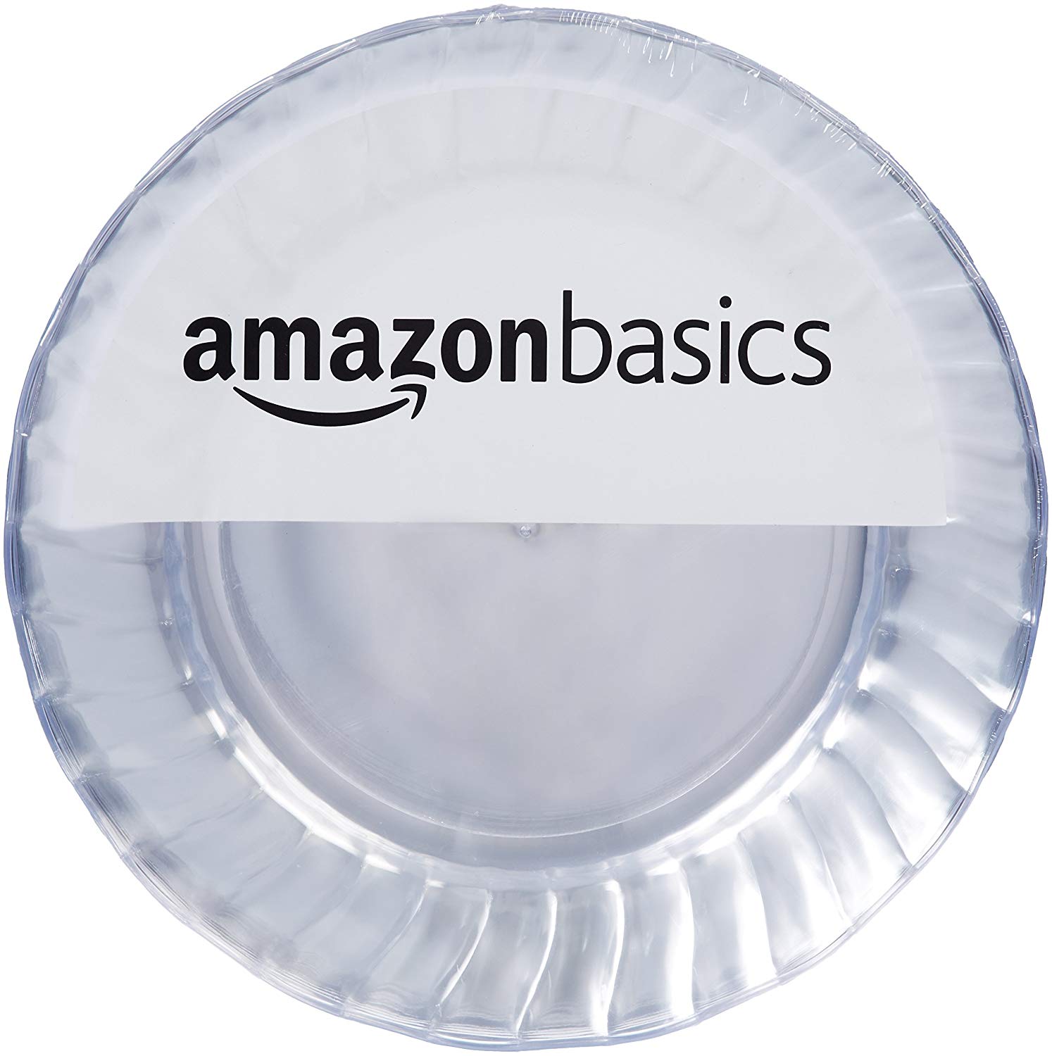 AmazonBasics Disposable Plastic Plates 100Pack, 7.5inch BigaMart