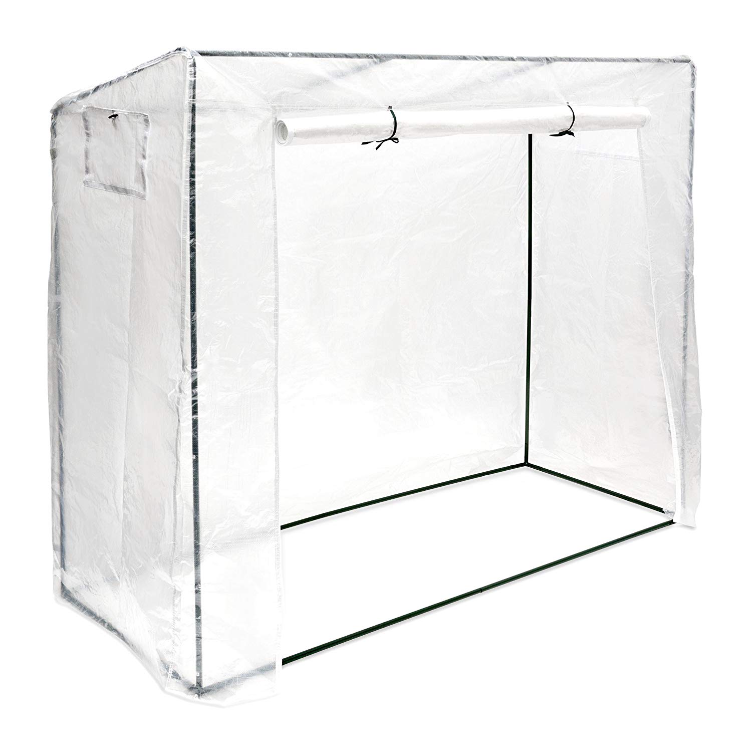Relaxdays XL Tomato Greenhouse with Slanted Roof 160 x 200 x 82 cm Tomato House to Grow Cultivate Tomatoes Green House as Cold Frame and Tomato