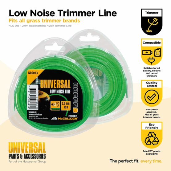 UNIVERSAL NLO013 Low Noise Trimmer Line For All Line Grass Trimmers, 2.0 mm x 15 m - Image 3