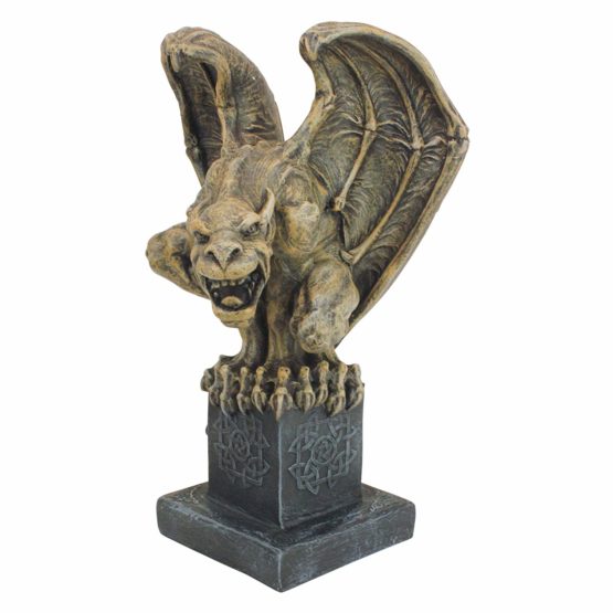 Design Toscano CL55662 Abbadon Gargoyle Gothic Statue, 30.5 cm, Polyresin, Two Tone Stone - Image 3