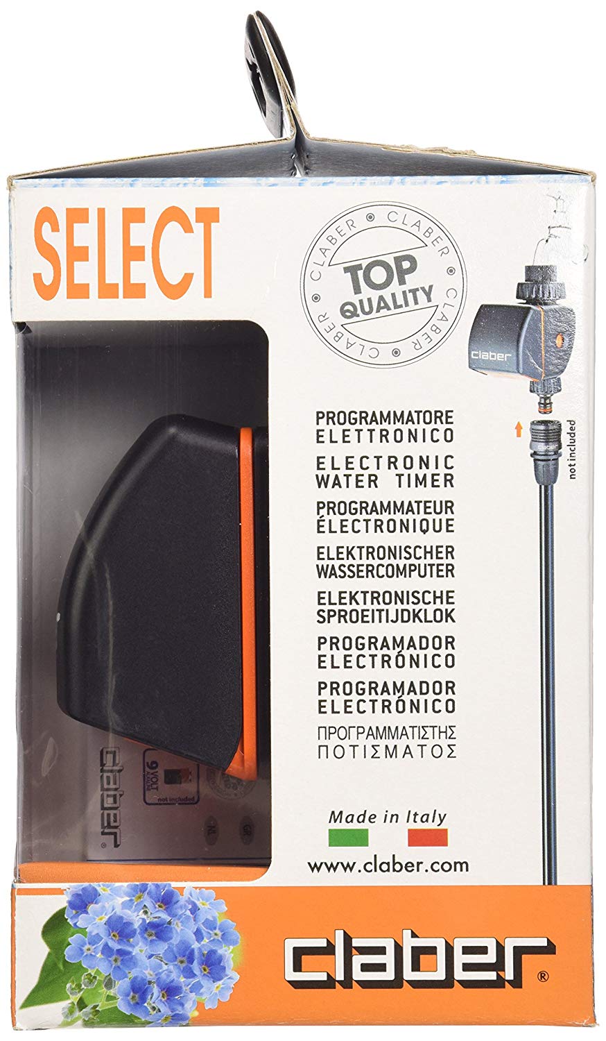 Claber Aquauno 8423 Select Black/Orange/Grey,80x180x120 cm - Image 2