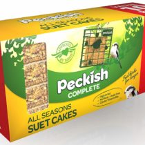 Peckish 60051206 Complete Suet Cake Block for Wild Birds, Pack of 10, Red/Purple/Brown