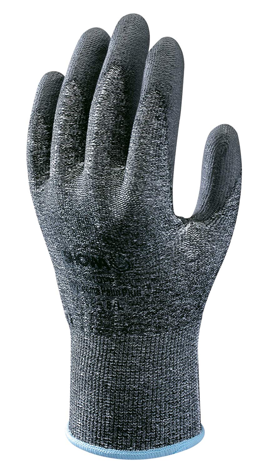 Showa SSH541 M Cut Protection Gloves – Great Flexibility, M, black/black, 1