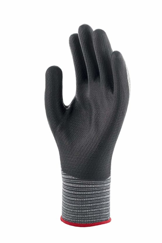 SHOWA 381 Nitrile Coated Work Glove, Grey, M - Image 2