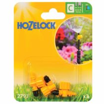 Hozelock 4/13 mm 90 Degree Adjustable Micro Jet (Pack of 3)