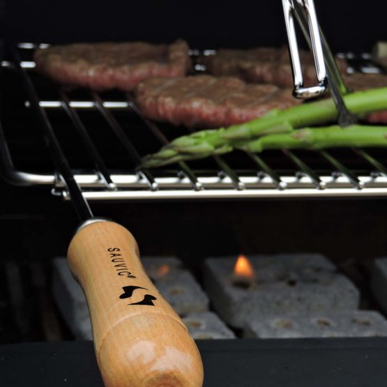Sauvic UNIVERSAL EXTENDABLE GRILL RACK FOR BARBECUE 50X40 CM, Silver, 53.5x62.5x3 cm - Image 3