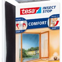 tesa TE55915-00021-00 Malla Comfort para ventanas 1,7mx1,8m Negra, Standard