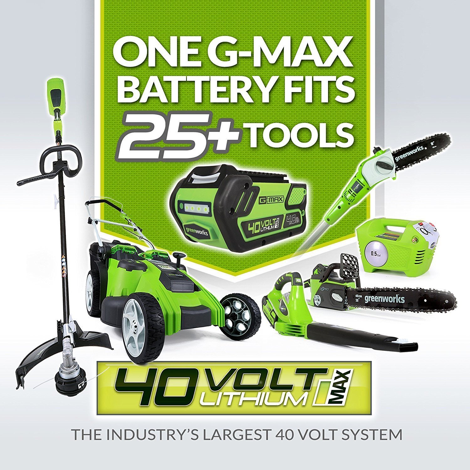 Greenworks 40V Cordless Leaf Blower with Cruise Control, Lightweight Axial Leaf Blower 177km/h 11.05m3/min - Image 4
