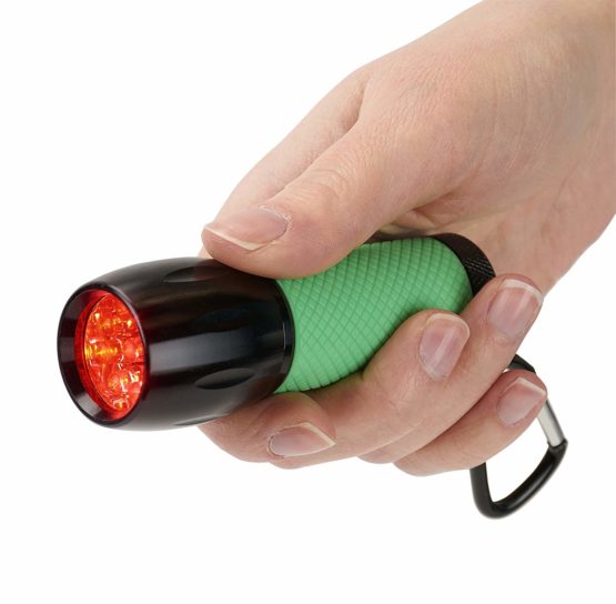Carson SL-33 RedSight Pro Flashlight - Red LED Torch (Two Brightness Settings) - Image 2