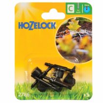 Hozelock In-Line Adjustable Mini Sprinkler, 4 mm - Pack of 5
