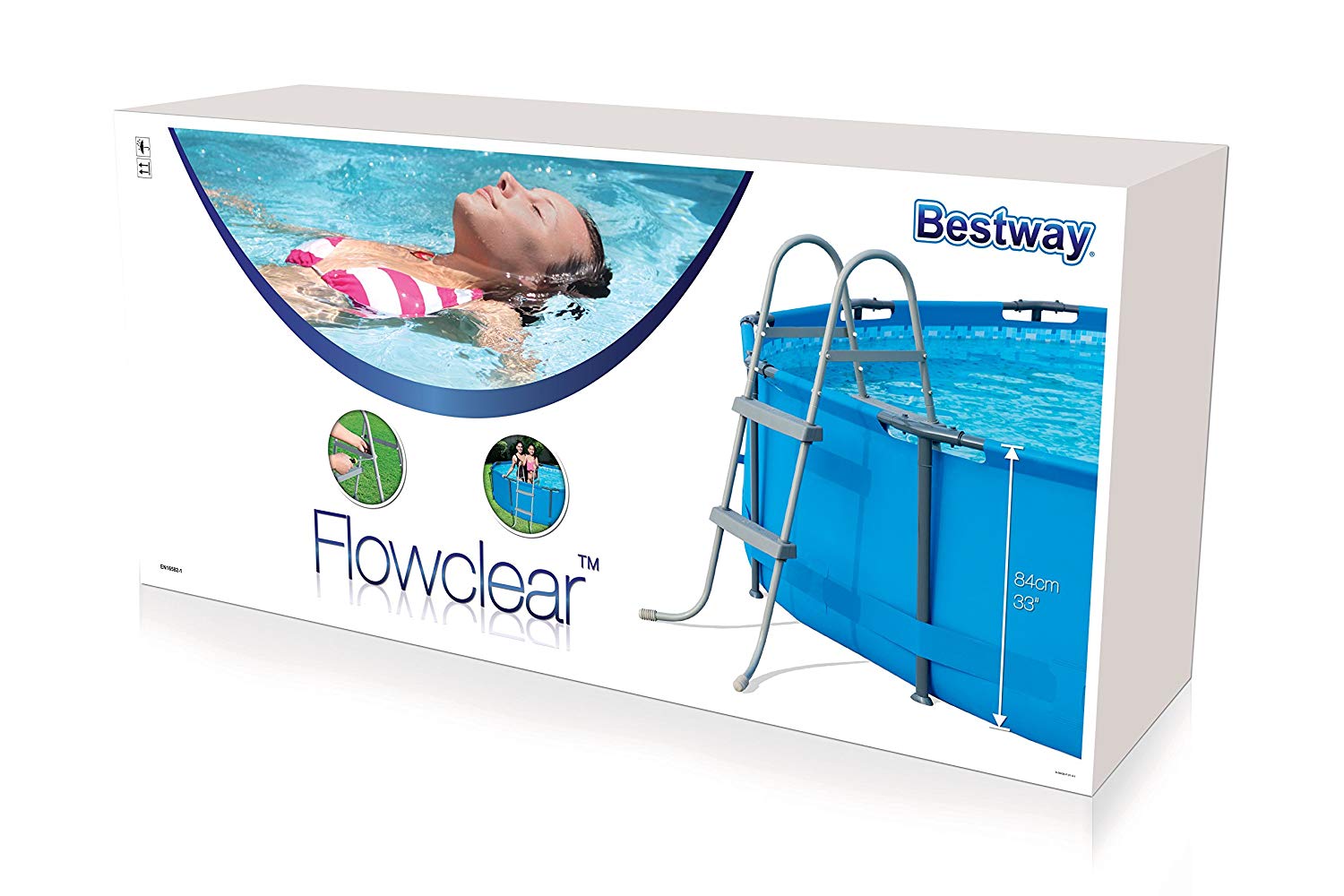 Bestway BW58430 Pool Ladder - Blue - Image 3