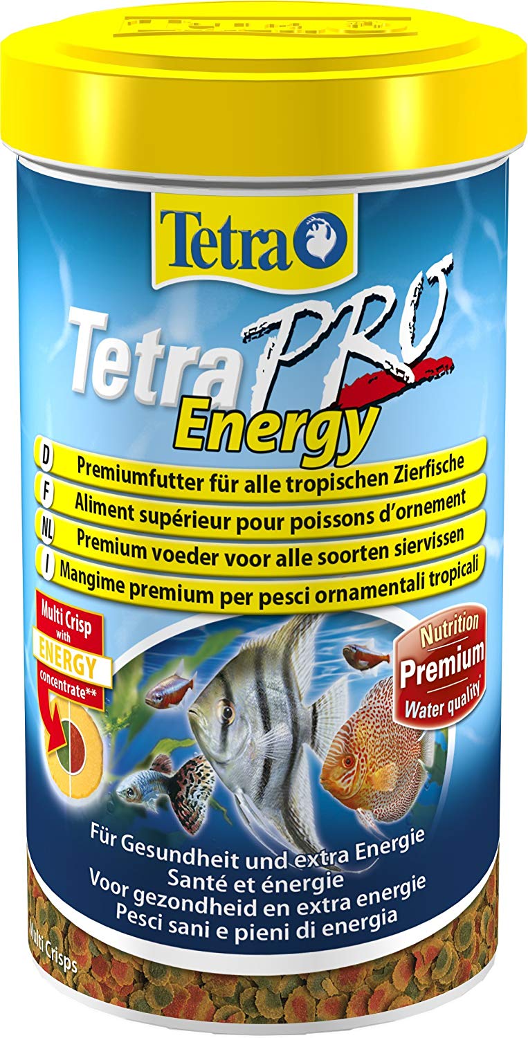 Tetra Pro Energy Multi-Crisps Premium Fish Food with Energy Concentrate for Increased Vitality 500 ml Tin