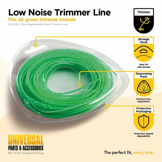 UNIVERSAL NLO013 Low Noise Trimmer Line For All Line Grass Trimmers, 2.0 mm x 15 m - Image 4