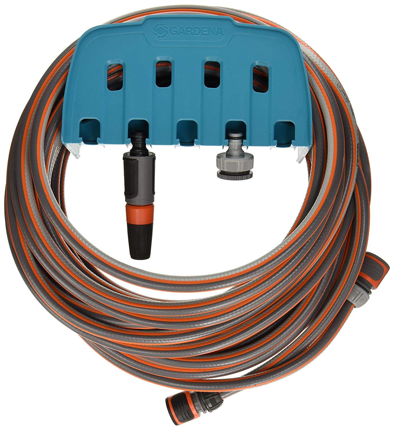 Gardena Textile Hose, Turquoise, Anthracite, 20 m