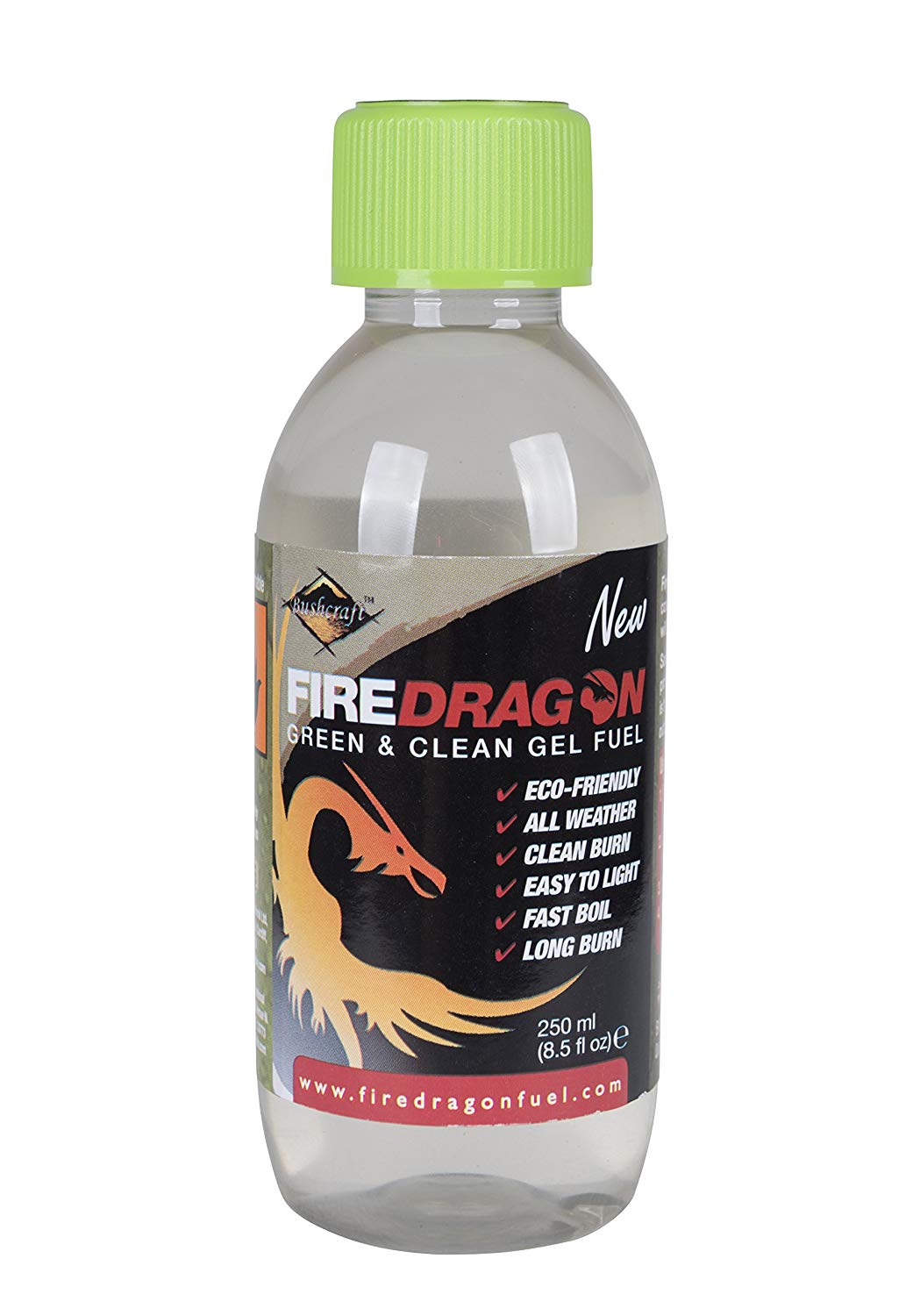 Fire Dragon Men Women Cooking Gel Fuel-Transparent, 200 ml