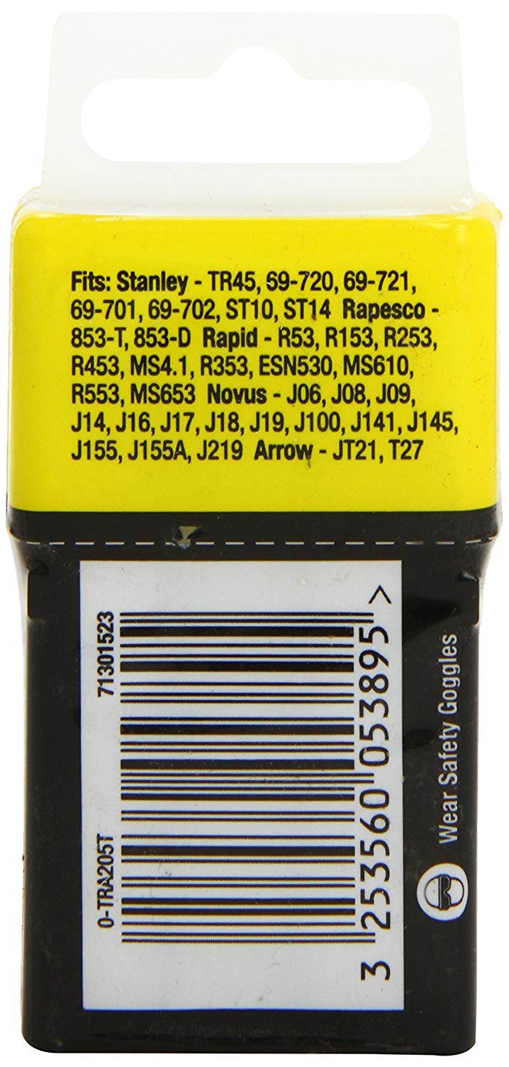 Stanley Light Duty Staple 8MM (1000) 0-TRA205T - Image 2