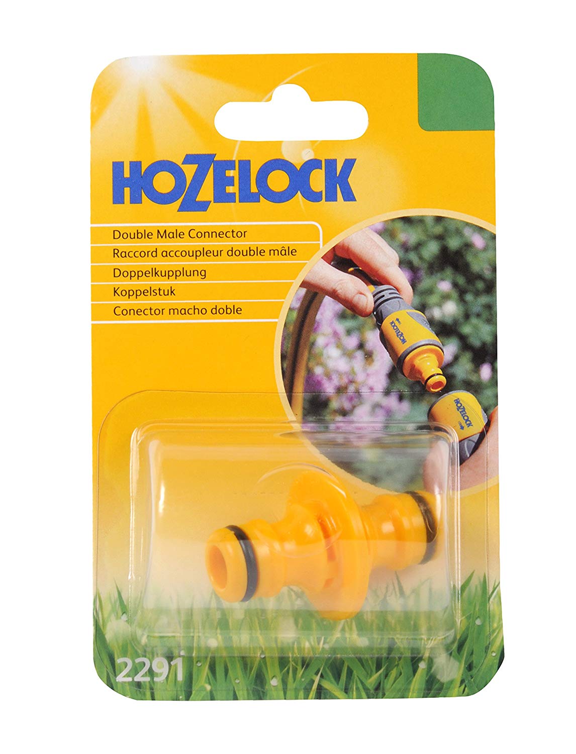 Hozelock 2291 Double Male Connector - Image 2
