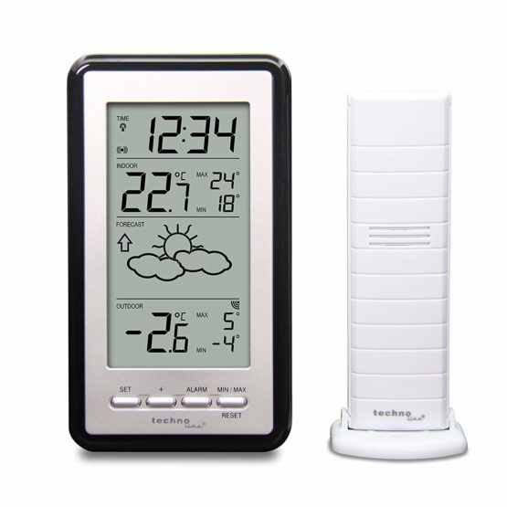 Technoline WS-9130- Digital Weather Station with Radio Controlled Clock timing signal from Frankfurt Germany ( German Model )