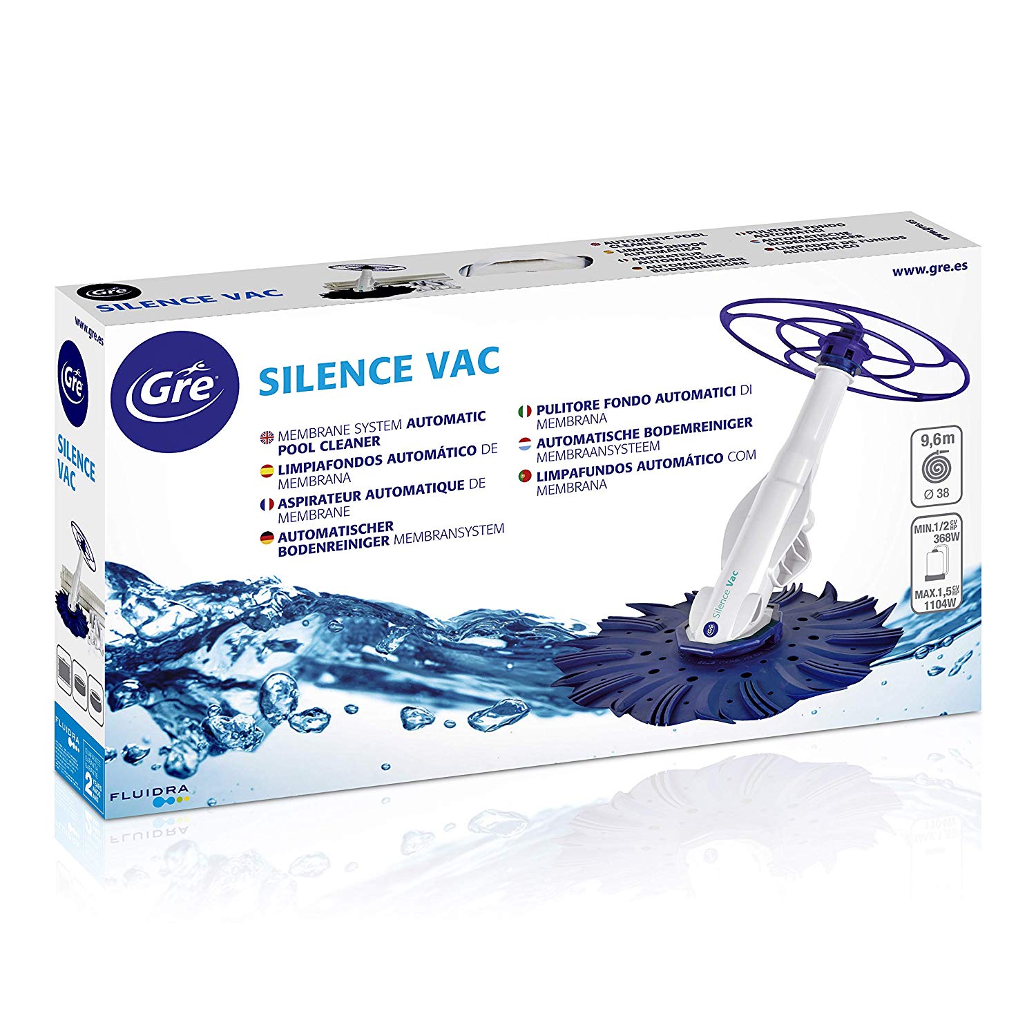 Gre 90397 Silence Vac - Automatic pool cleaner, 0.5 HP / 1.5 HP - Image 3