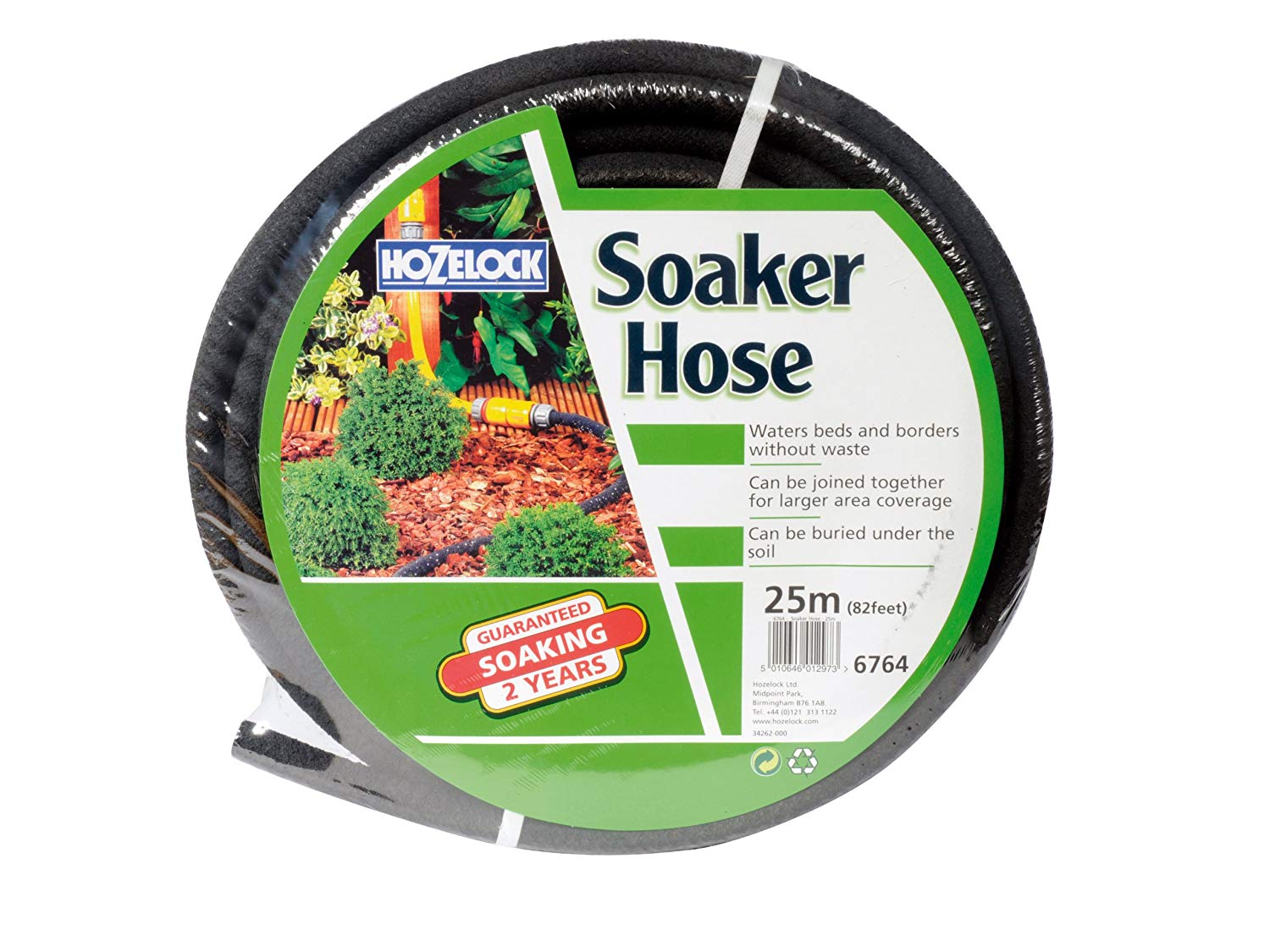 HOZELOCK - Porous Hose 25 m : Microporous Hose for Economical Watering, Without Wasting Water. Ideal for Flowerbeds