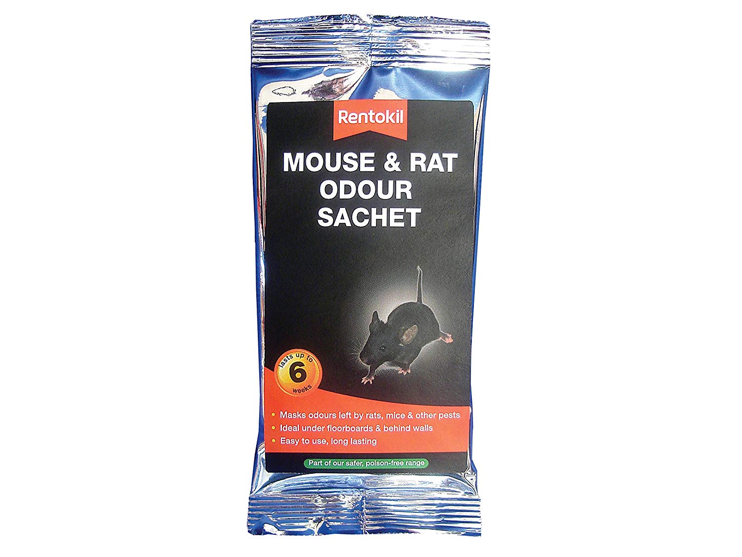 Rentokil FM24 Mouse and Rat Odour Sachets, Black