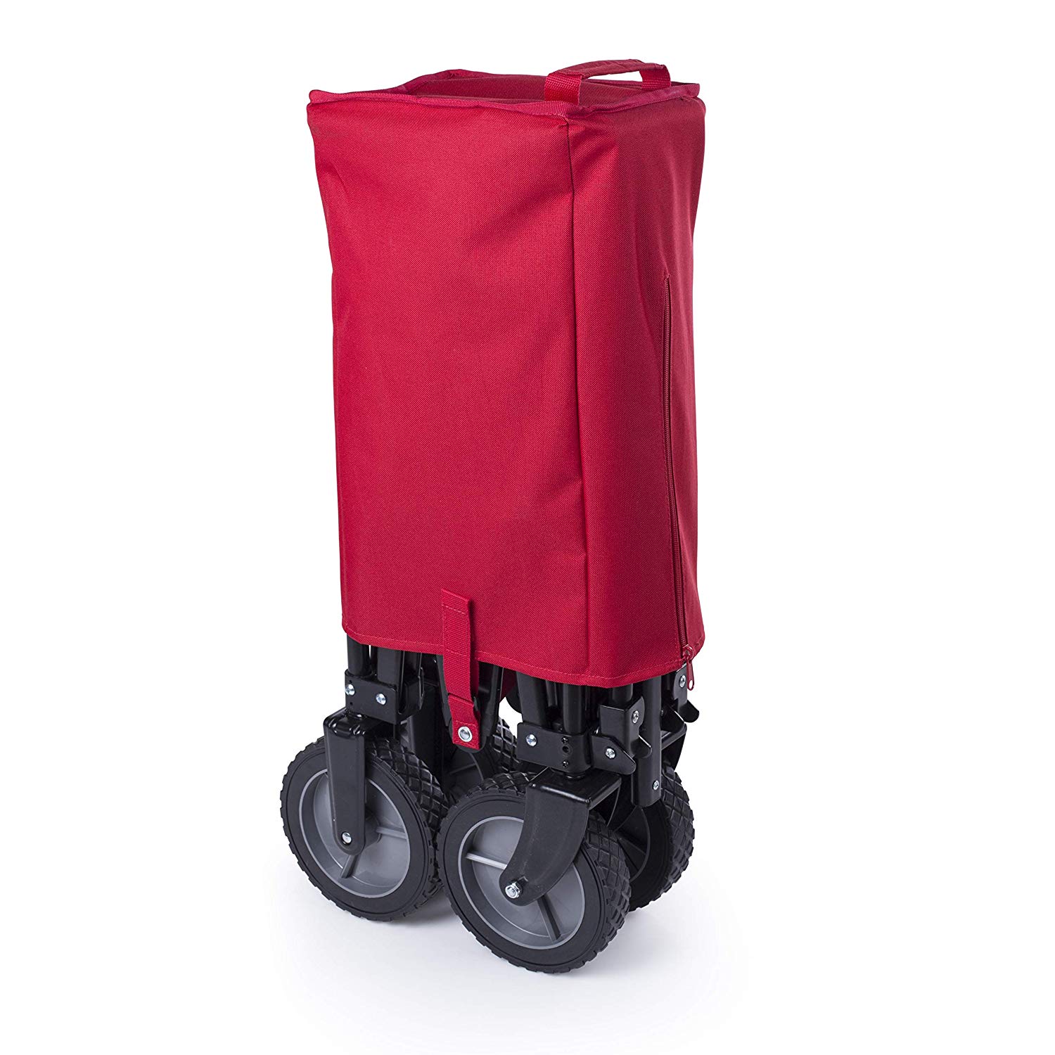 Campart Travel Foldaway Trolley – Red, Medium, HC-0911 – BigaMart