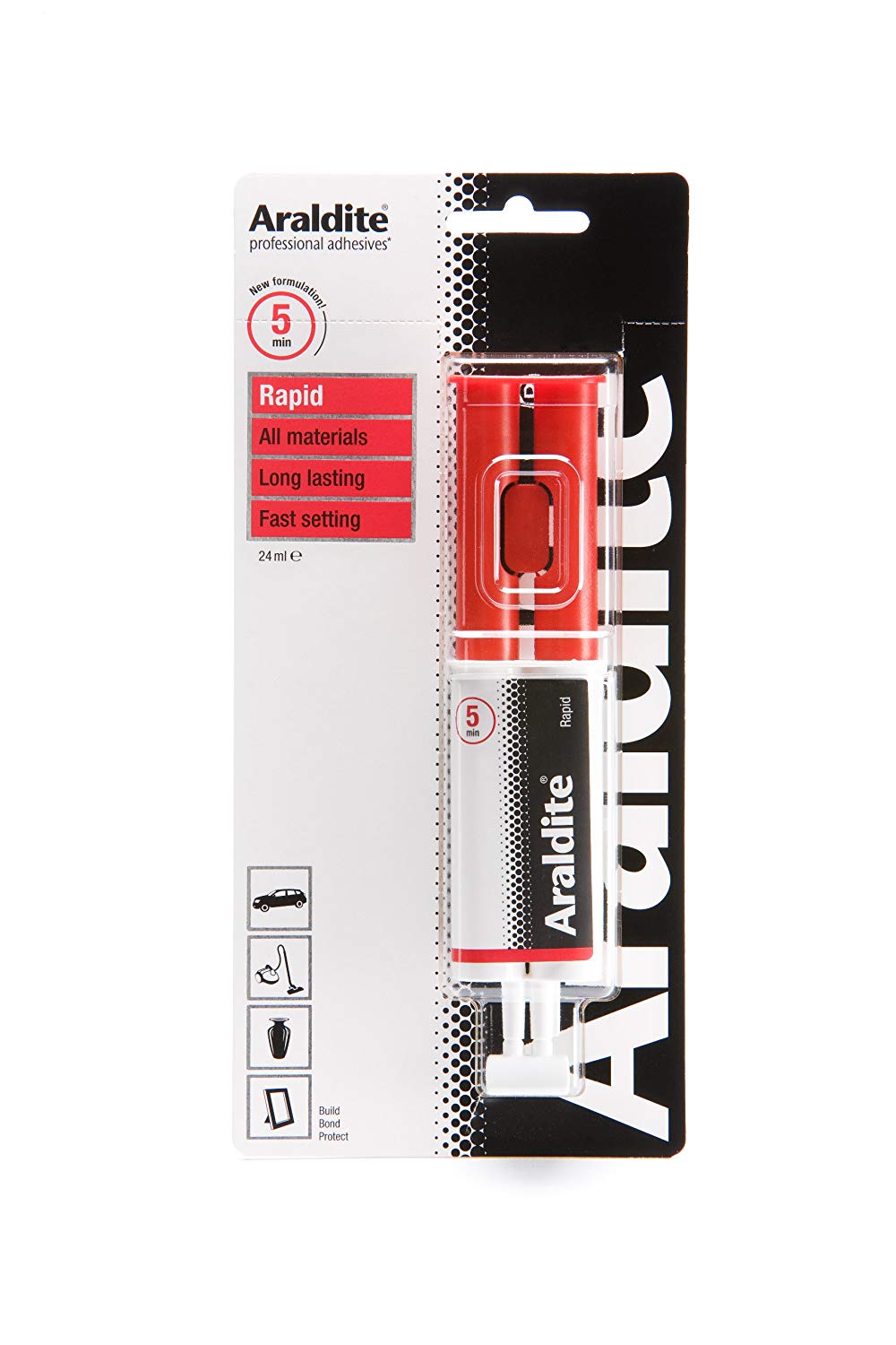 Araldite� ARL400007 Rapid Epoxy Syringe 24ml, Clear