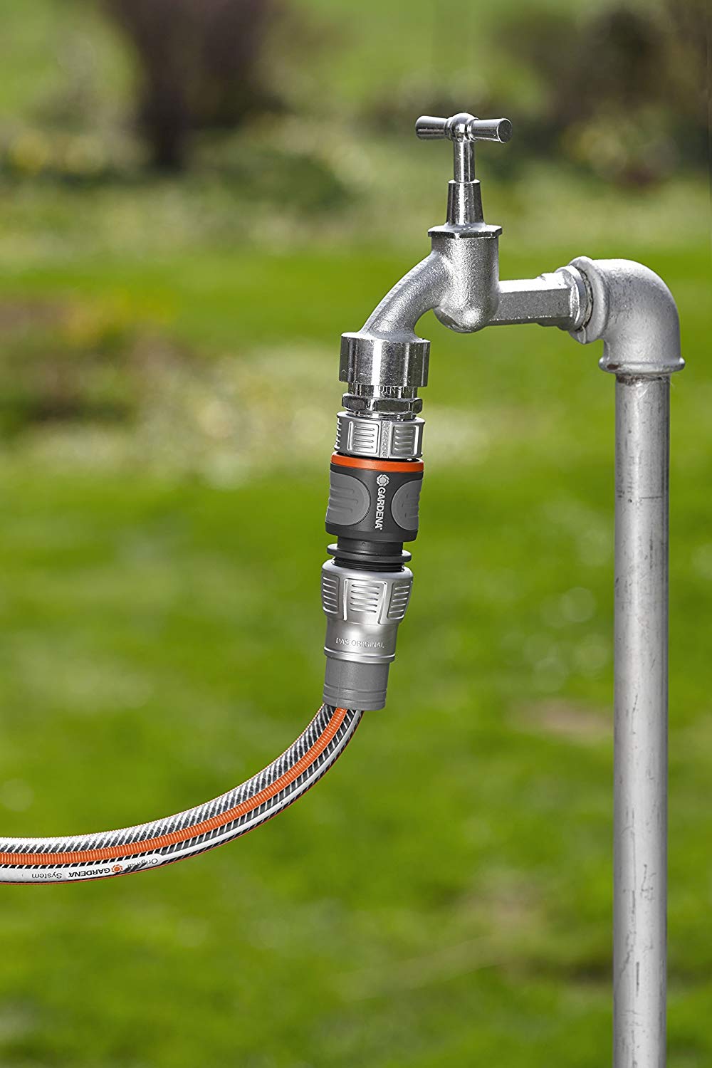 Gardena Premium Hose Connector, 13 mm (1/2 inch) - 15 mm (5/8 inch): Adapter for taps, Frost-Resistant, (18255-20) - Image 3