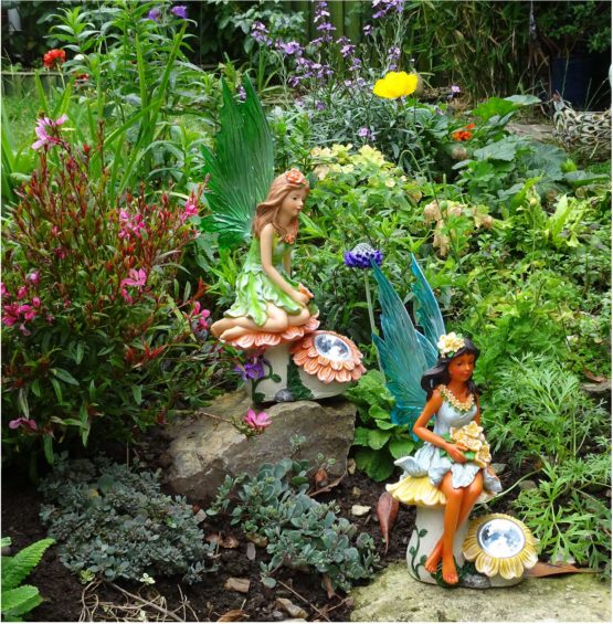 resin garden fairy