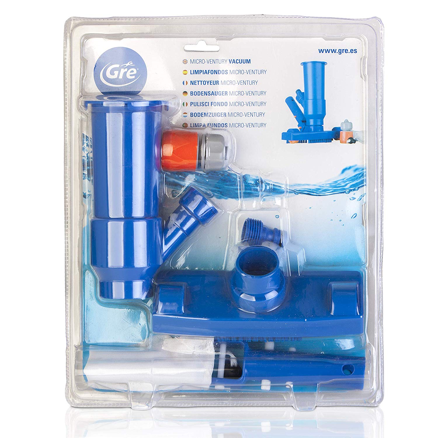 Gre 90111 Micro-Ventury Cleaner for Pools, multicoloured - Image 3