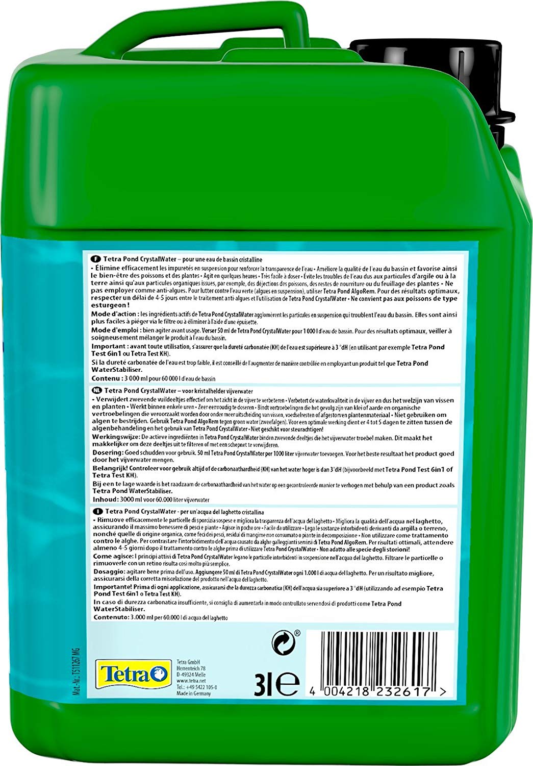 Tetra 232617 Pond Crystal Water 3 Litres - Image 2