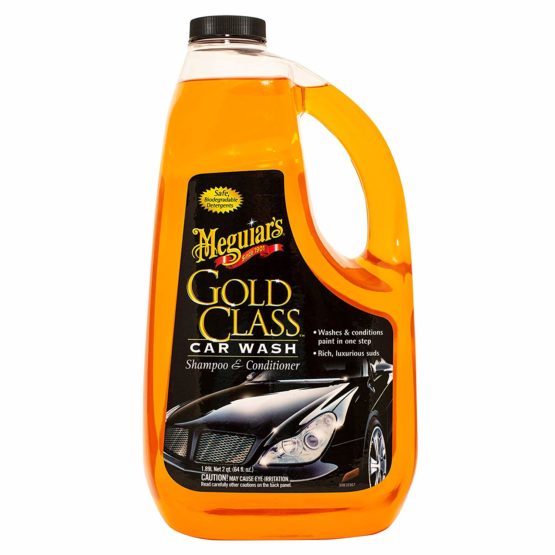 Meguiar's G7164EU Gold Class Car Wash Shampoo & Conditioner 1.89L Biodegradable Formula - Image 2