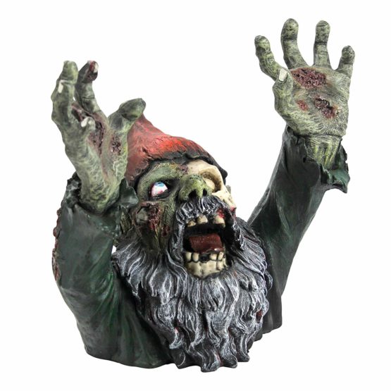 Design Toscano CL6565 Zombie Gnombie Gothic Decor Garden Gnome Graveyard Statue, 28 cm, Polyresin, Full Color - Image 2