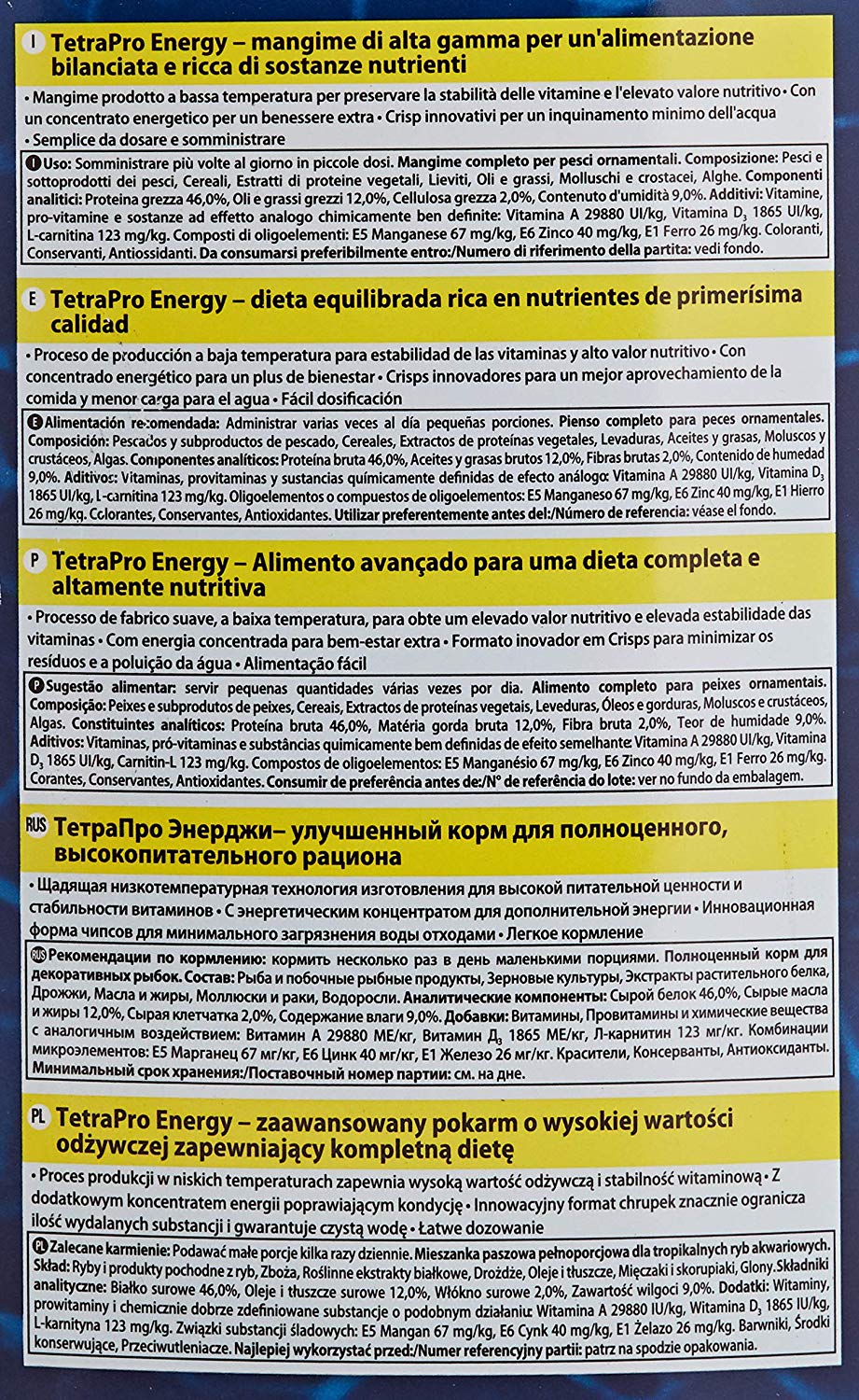 Tetra Pro Energy Multi-Crisps, Premium fish food with energy concentrate for increased vitality,10L, XL Granules 10 L - Image 4