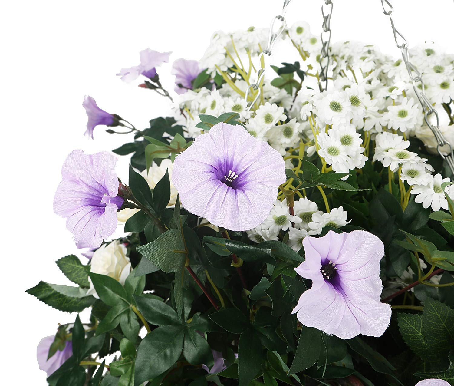 Closer2Nature, Artificial White and Purple Rose - Image 2