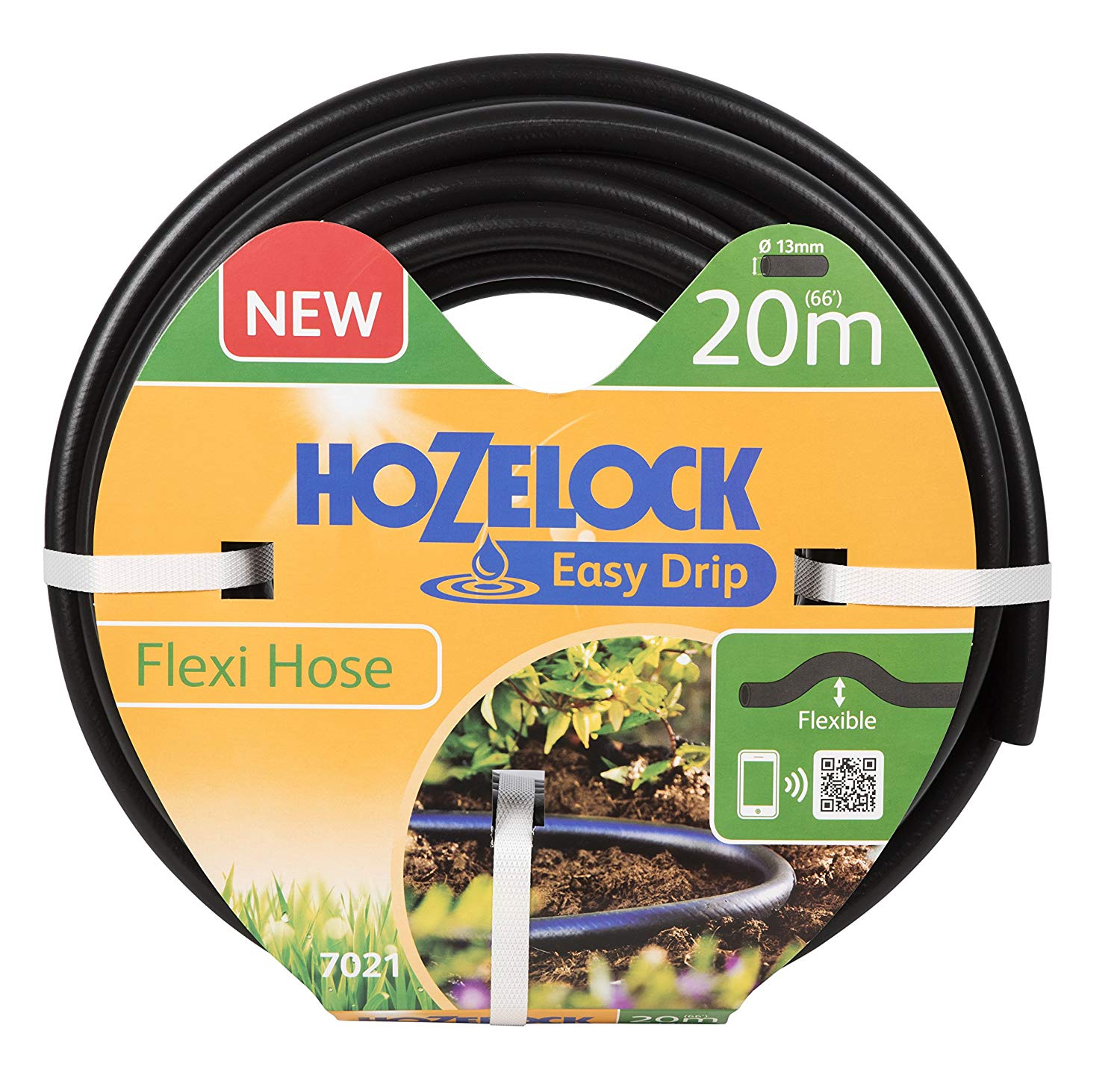 HOZELOCK - Flexi Micro Irrigation Supply Hose 13mm (1/2") 20 m: Ultra-flexible and Practical, Allows Water to be Supplied in all Directions - Image 2