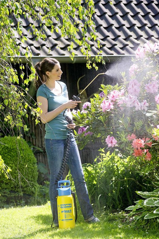 GLORIA Prima 5 Comfort Pressure Sprayer | Garden Sprayer | 5 L Filling Capacity | Comfortable Equipment | 2.5 M Spiral Hose | Compressor Connection - Image 4