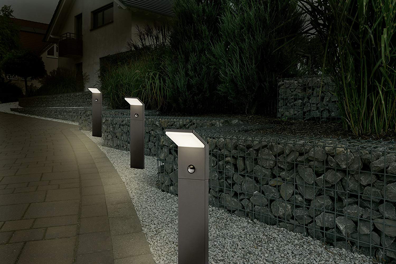 Trio Leuchten 521169142 - Outdoor LED Pillar Light - Pearl Die-Cast Aluminium - Anthracite - Image 3