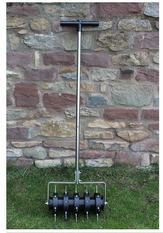 Greenkey Garden and Home Ltd 700 Rolling Lawn Aerator, Green or Black