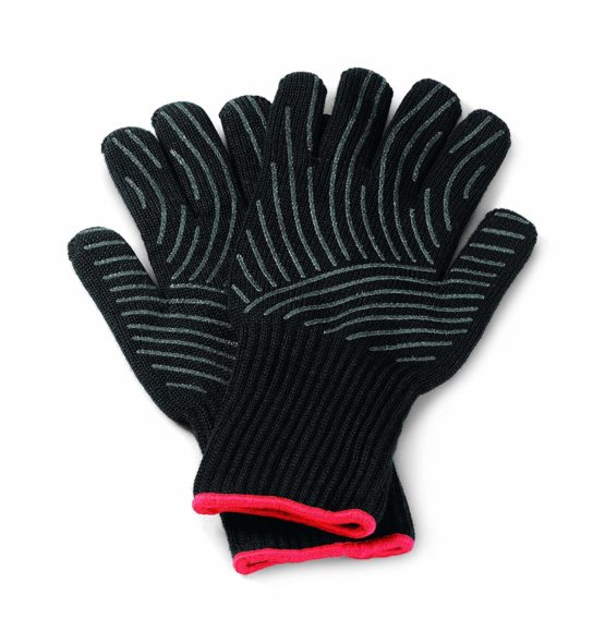 Weber Premium Gloves, Size L/XL, black, heat resistant - Image 2