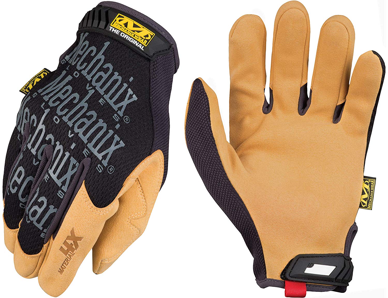Mechanix Wear - Material4X Original Gloves (Large, Black/Brown)