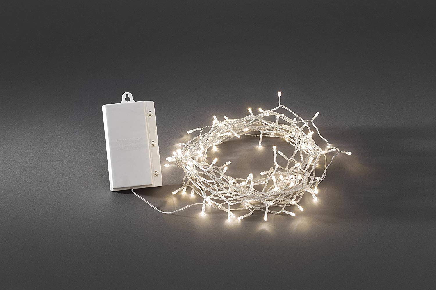 Konstsmide Christmas Lights/LED 240 Diodes Warm White Outdoor Battery Operated Fairy Lights/Outdoor or Indoor Use (IP44) / 6H Timer/Multi - Image 2