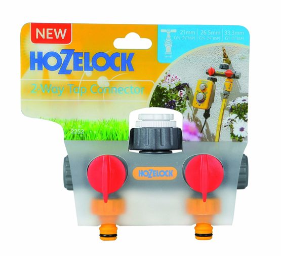 Hozelock 2252 0000 2-Way Tap Connector - Image 2